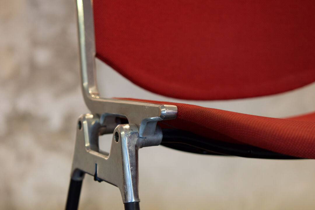 Set of ten Piretti chairs for Castelli publishing house