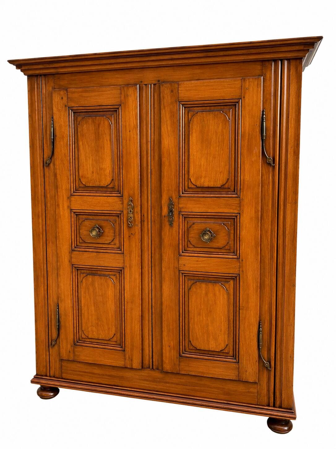 Alsatian armoire l xiv walnut 18th century french wardrobe