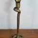 Lampe cobra en bronze 