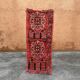 Moroccan carpet boujad red - 85 x 200 cm