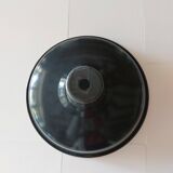 lampshade in enamelled sheet metal, anthracite grey