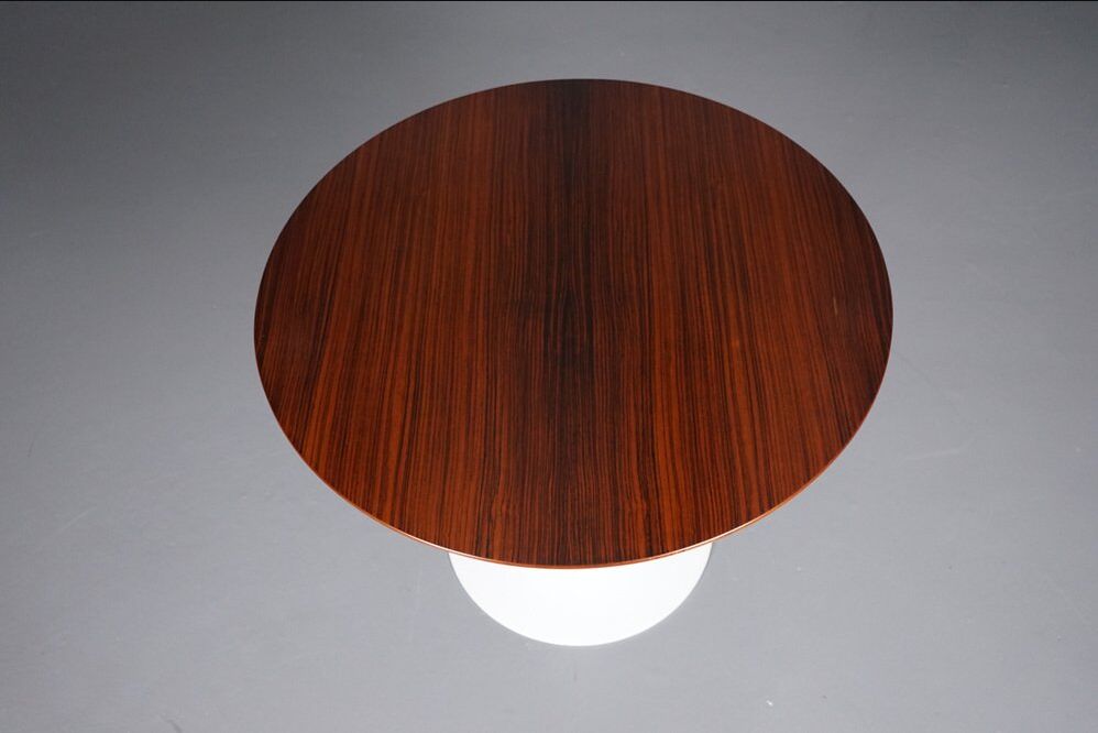Rosewood tulip dining table by Eero Saarinen for Knoll Int.