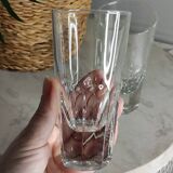 Faceted bistro glasses