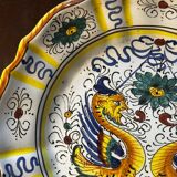 Assiette décorative vintage Deruta céramique - Italie