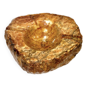 Cendrier vintage en albâtre - marbre