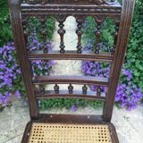 Old wooden and sitting chair chania