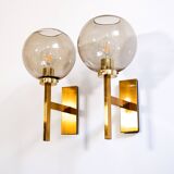 Pair of wall sconces by Holger Johansson.
