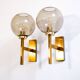 Pair of wall sconces by Holger Johansson.