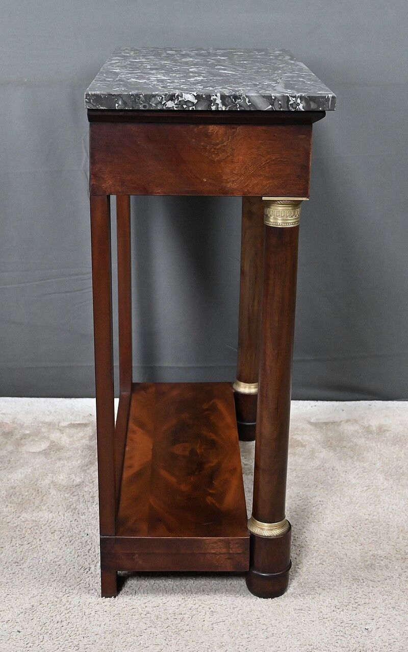 Petite console en acajou, style Empire – XIXe
