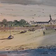Aquarelle Pen Bron Bretagne