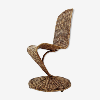 Marzio cecchi banana leaf "s chair" for most, italy 1970s