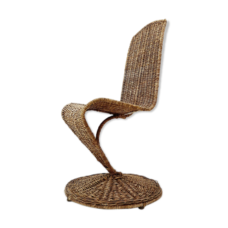 Marzio cecchi banana leaf "s chair" for most, italy 1970s