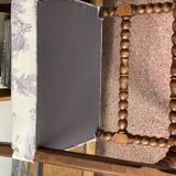 Authentic Louis XIII chair re-lined Jouy canvas