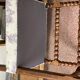 Authentic Louis XIII chair re-lined Jouy canvas