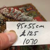 Turkish rug 95x55 cm