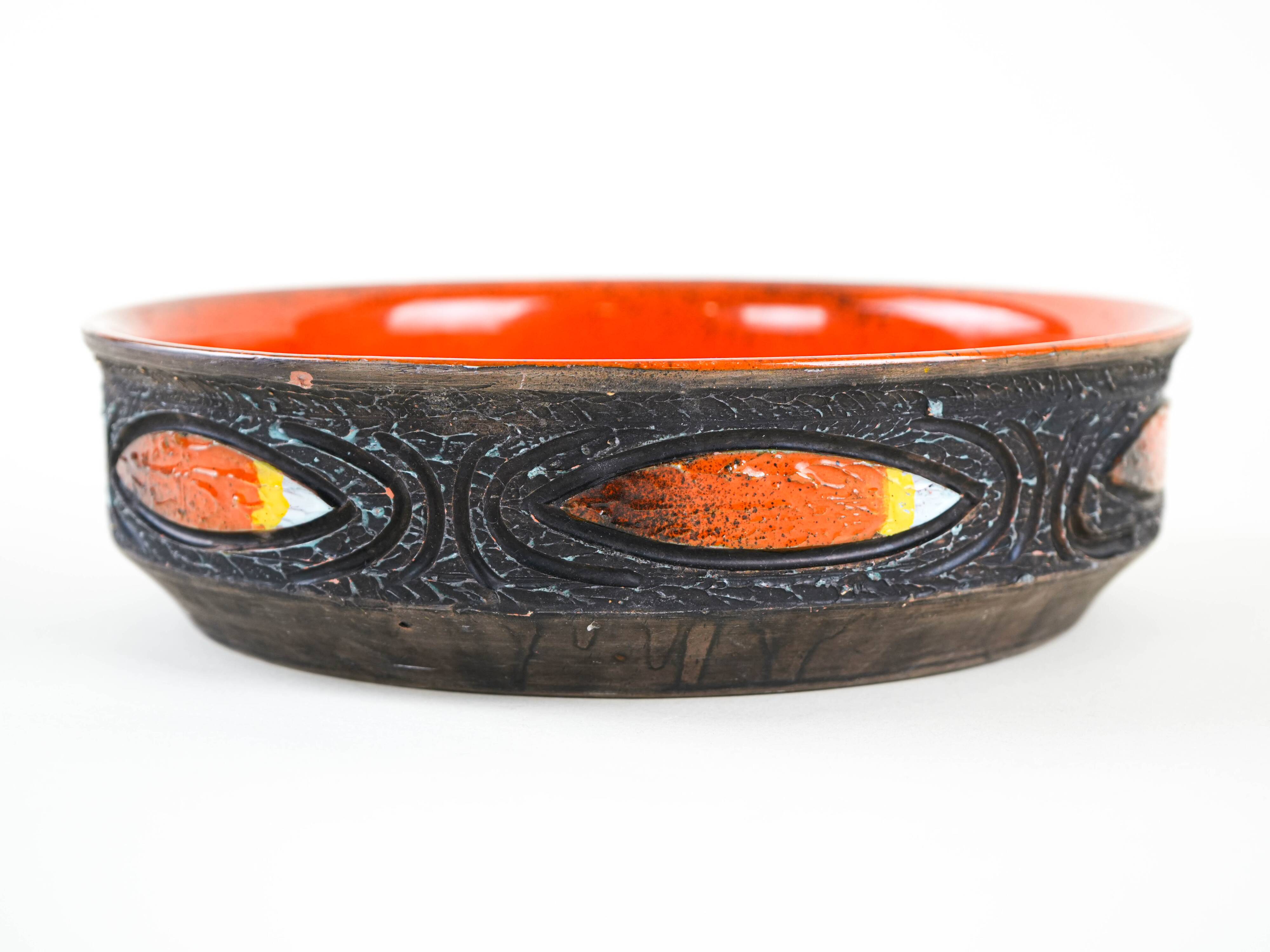 Ceramic bowl, Swedish design, 1970s, made in Sweden