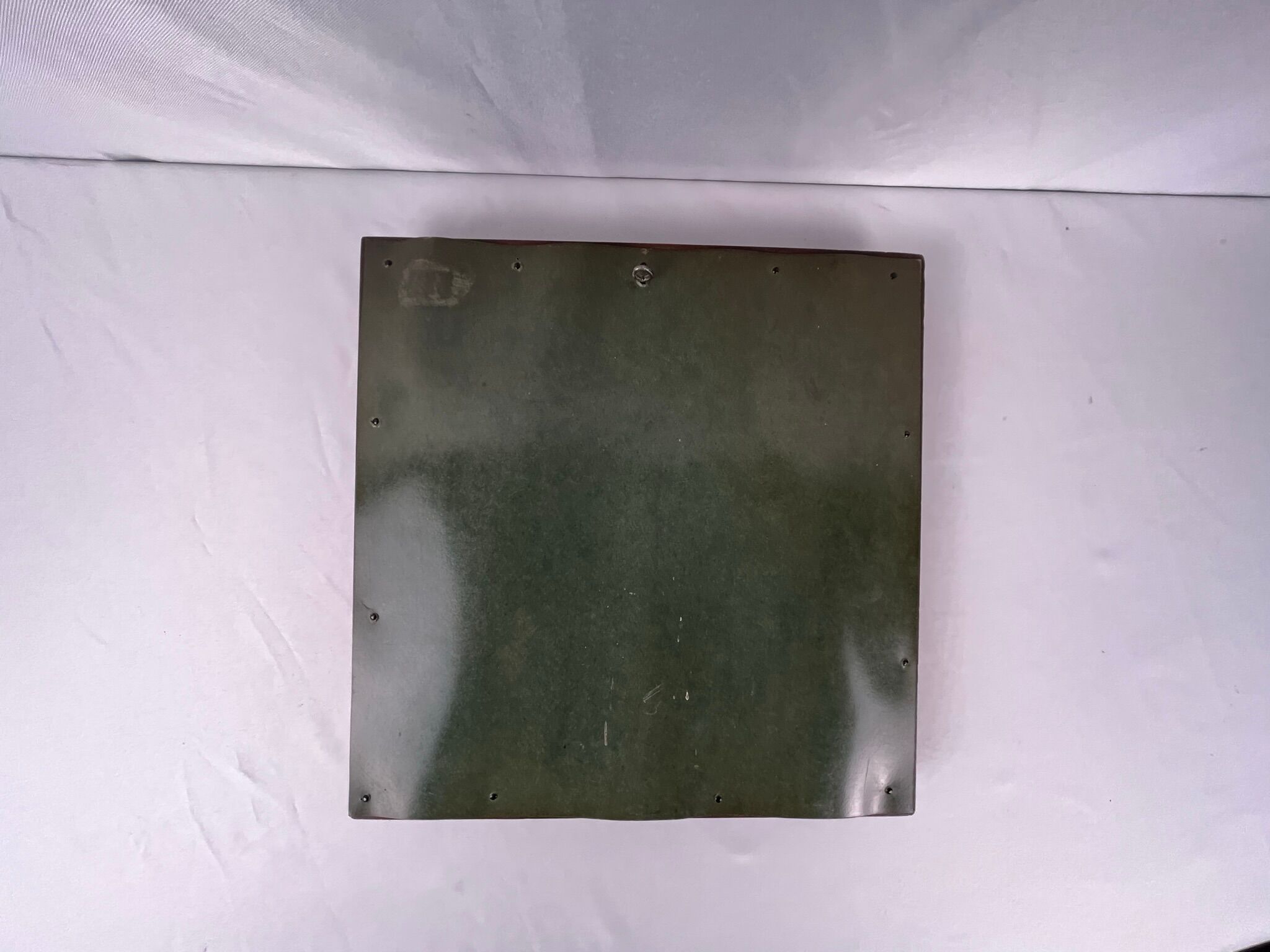 Enameled plaque signed dermeliac 20th century