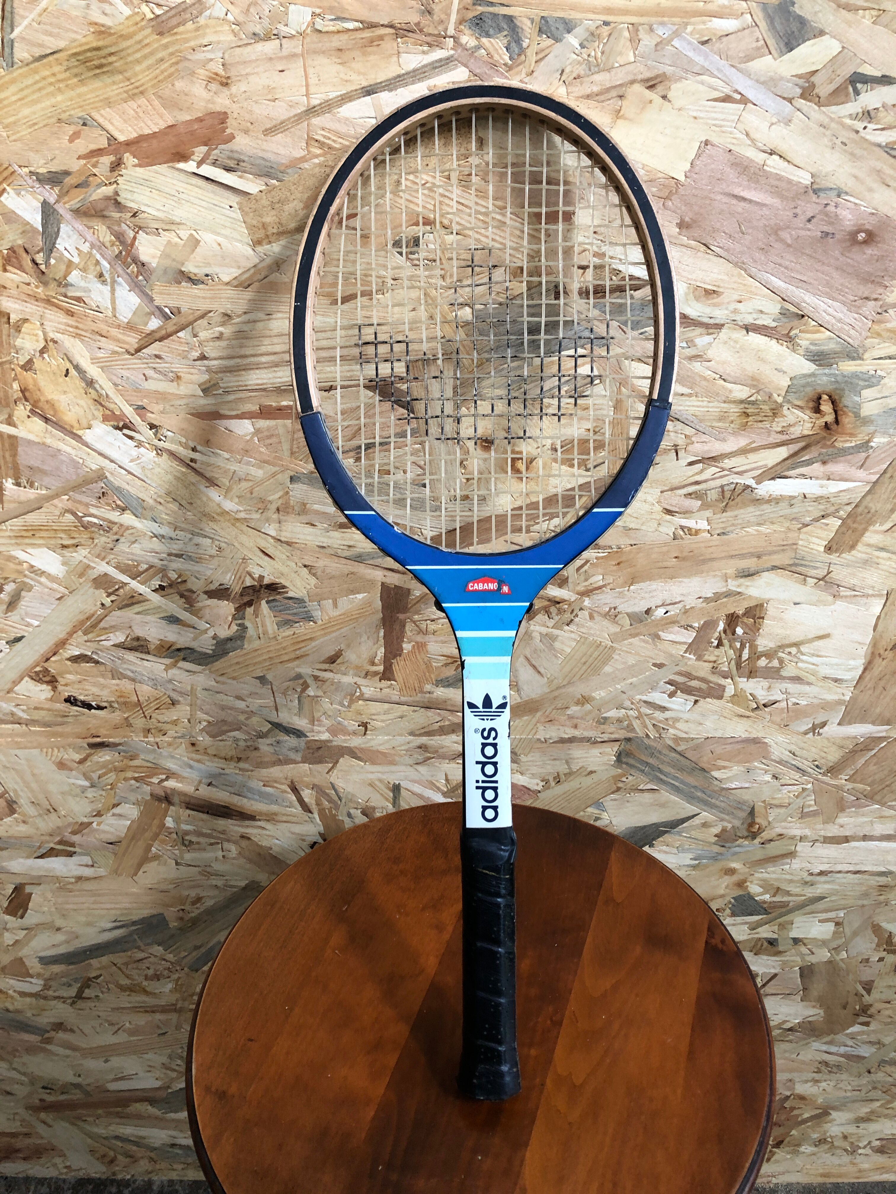 Old racket tennis adidas kid wood