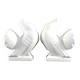 Manufacture de saint-clément, années 1930, paire de serre-livres figurant des pigeons.