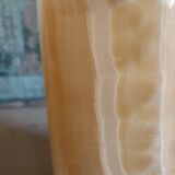 Vase onix jaune vintage de français