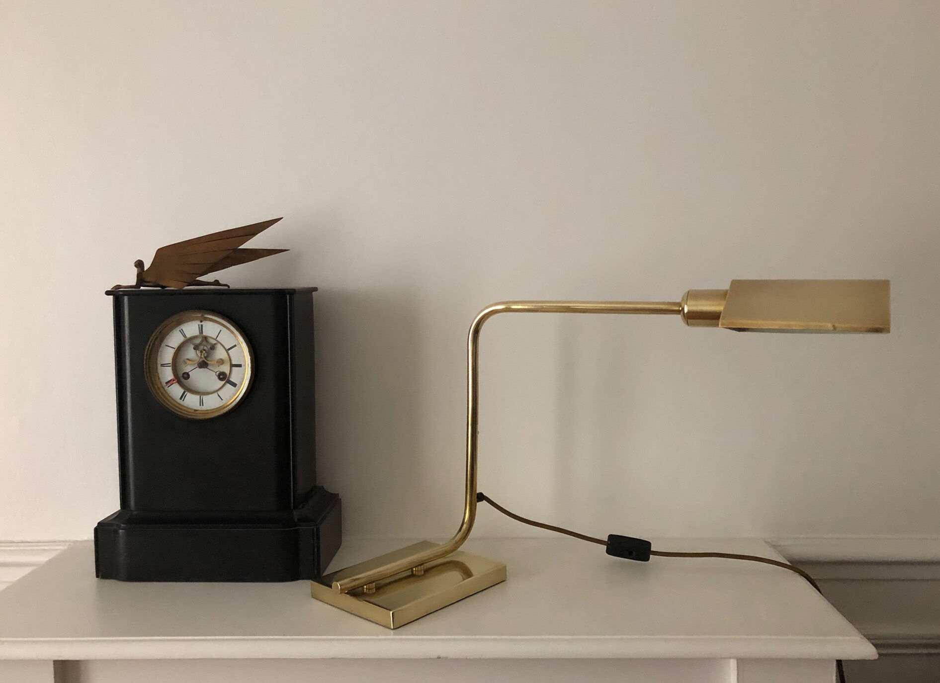 Italian brass lamp from the 70s