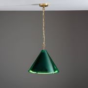 Jonas Hidle ‘‘Najade’’ green bubble glass pendant