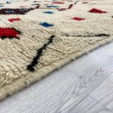 Handmade wool Berber rug 163 X 92 CM