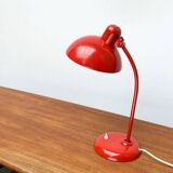 Red German table lamp mid-century 6556 by Christian Dell for Kaiser Idell, 1960s