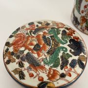 Pot / vide poche avec couvercle porcelaine chinois