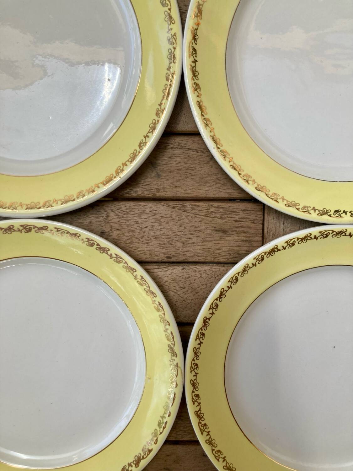 11 Lunéville Libourne pattern dinner plates