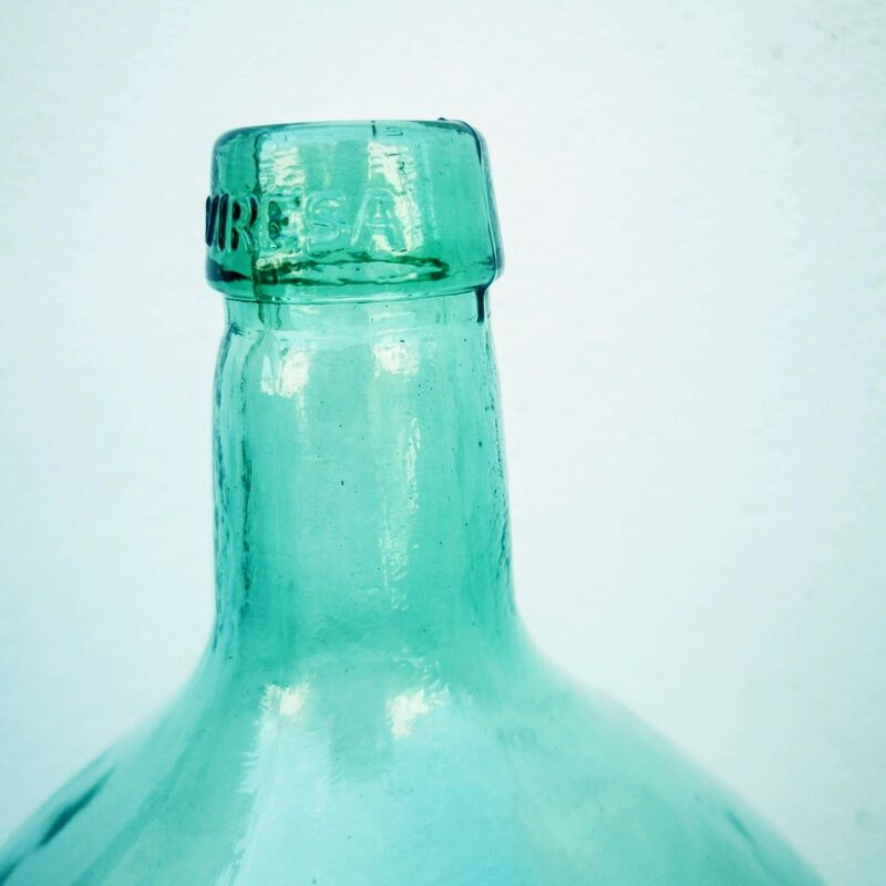 Green demijohn 5 liters