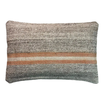 Housse de coussin vintage turque faite à la main, 30 x 50 cm