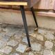 Mid-Century Modern bar cabinet 1960s with compass legs & brass