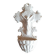 Benitier ancien porcelaine de Sèvres  XIXème signé MF