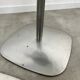 Old swivel desk chair plexiglass and steel design from the 70s