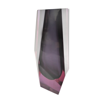 Faceted vase 80s Murano