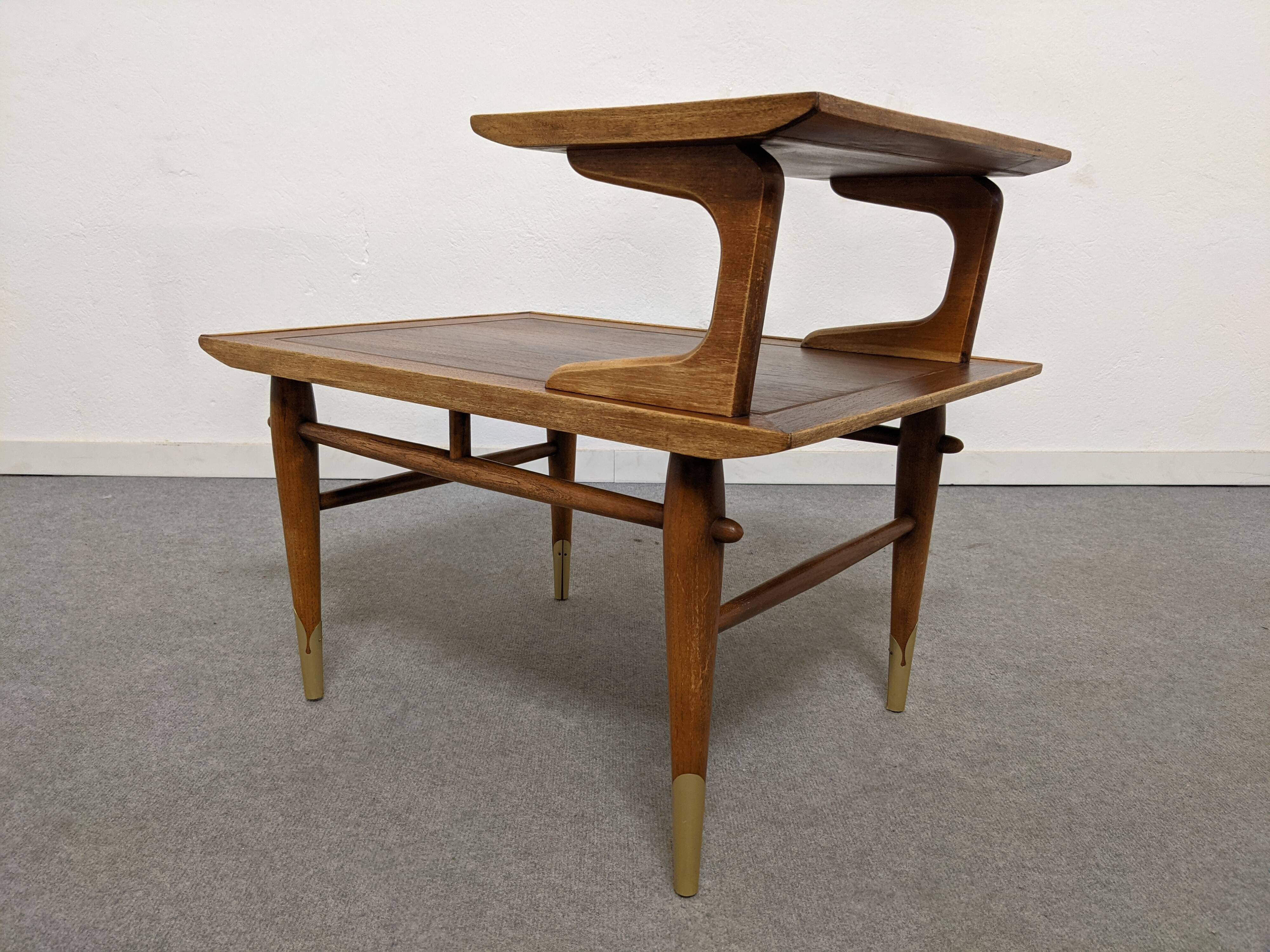 Modernist coffee or side table by Lane Furniture, USA circa 1950.