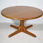 Danish Design Adjustable Coffee Dining Table in Teak by Salling Møbler