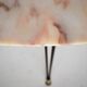Italy 1950 s oval marble coffee table