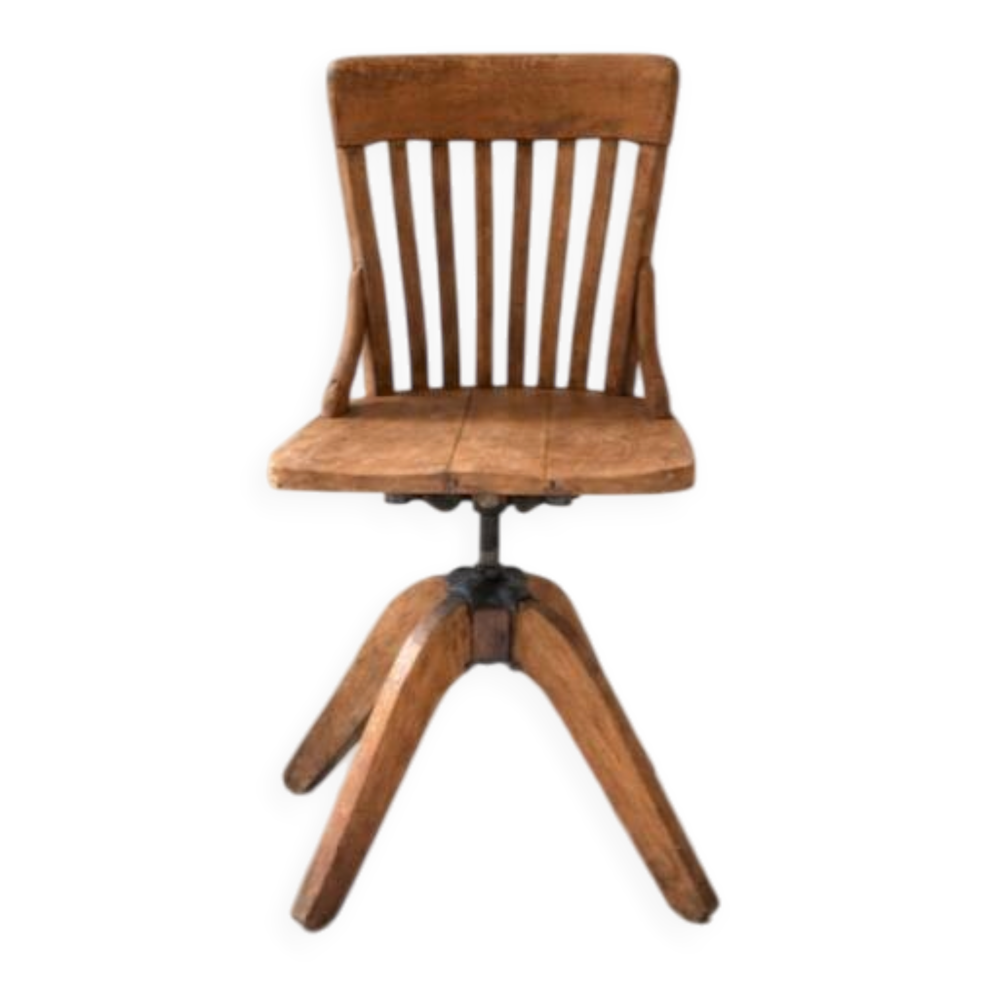 Chaise d’atelier en chêne