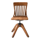 Chaise d’atelier en chêne