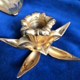 Flower candle holder with 5 ashtrays