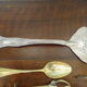 Sugar tongs, ice cubes, pie shovel, spoon, 3 covers Solingen