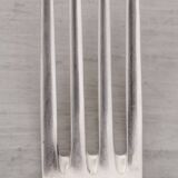 Silver metal cutlery spoons forks small spoons