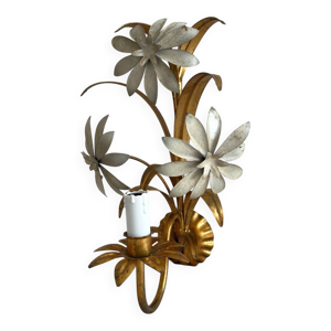 Applique murale feuilles - hollywood regency