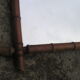 Old bamboo mirror 102 x 76 cm