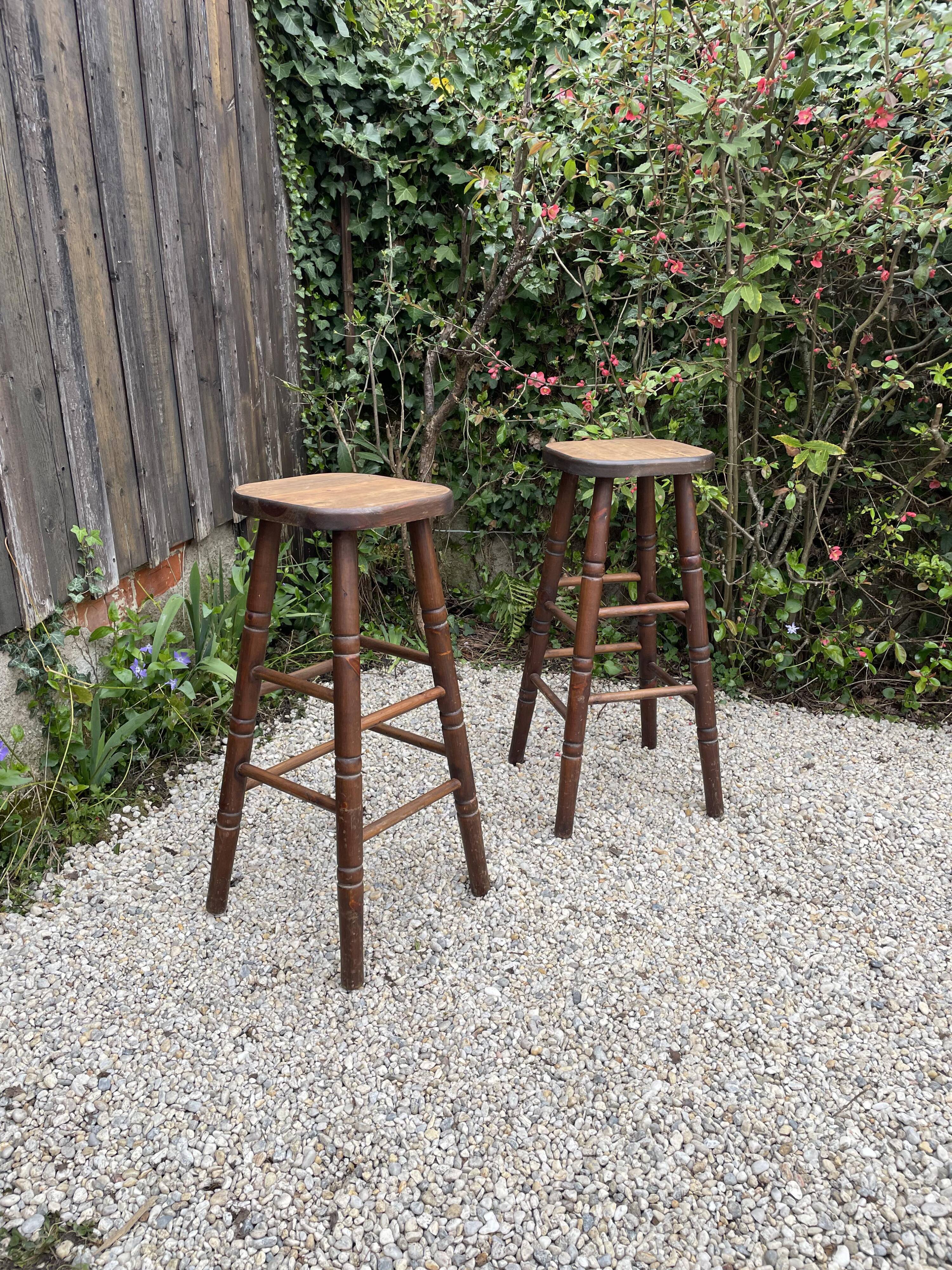 Wooden stools