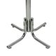 Vintage Chrome Standing Coat Rack Space Age Design 1970s