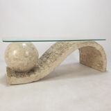 Magnussen Ponte Mactan Stone Coffee Table, 1980s