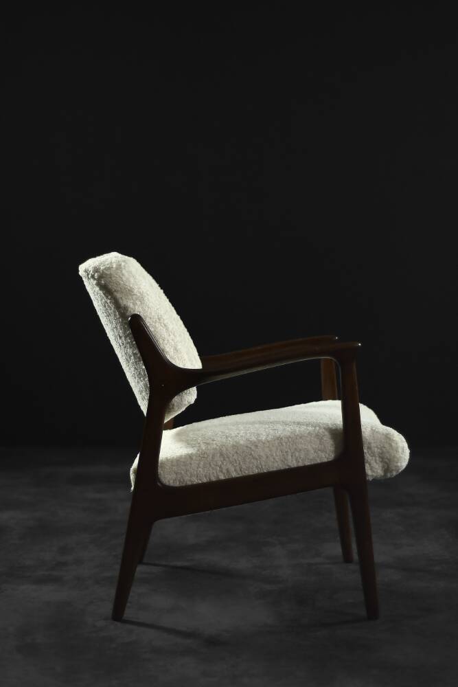 Vintage Scandinavian modern lounge chair in teak Domus by Inge Andersson for Bröderna Andersson.